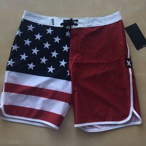 Hurley Phantom Block Party USA Board Shorts